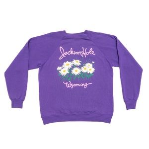 Vintage Sneaky Tees 1993 Jackson Hole Crewneck Sweatshirt